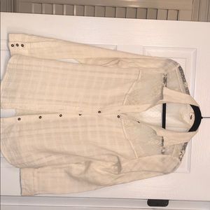 Button down free people shirt